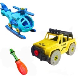 HELICÓPTERO Y JEEP PARA ENSAMBLAR