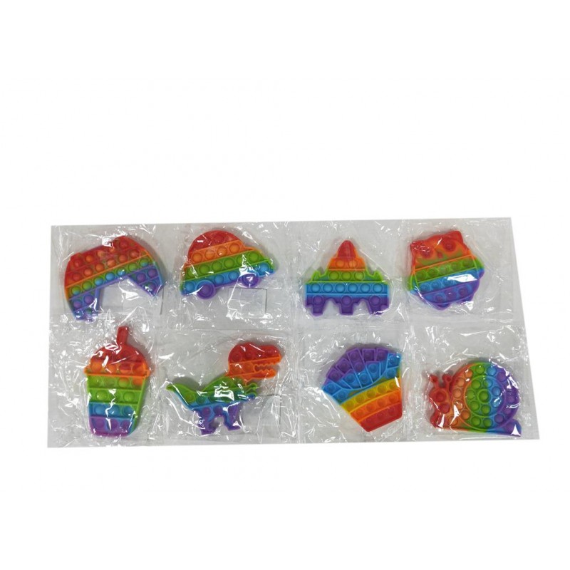 POPPING MULTICOLOR VARIAS FORMAS 15X15