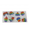 POPPING MULTICOLOR VARIAS FORMAS 15X15