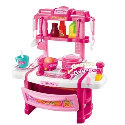 JUEGO DE COCINA, 40 PIEZAS. CON SONIDO Y LUZ