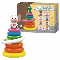 JUEGO DE APILAR ANILLOS, VARIOS ANIMALES