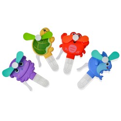 VENTILADOR DE MANO Y BURBUJERO, 24 UNIDADES