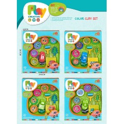 MASAS CON ACCESORIOS 4 UNIDADES, EN CAJA