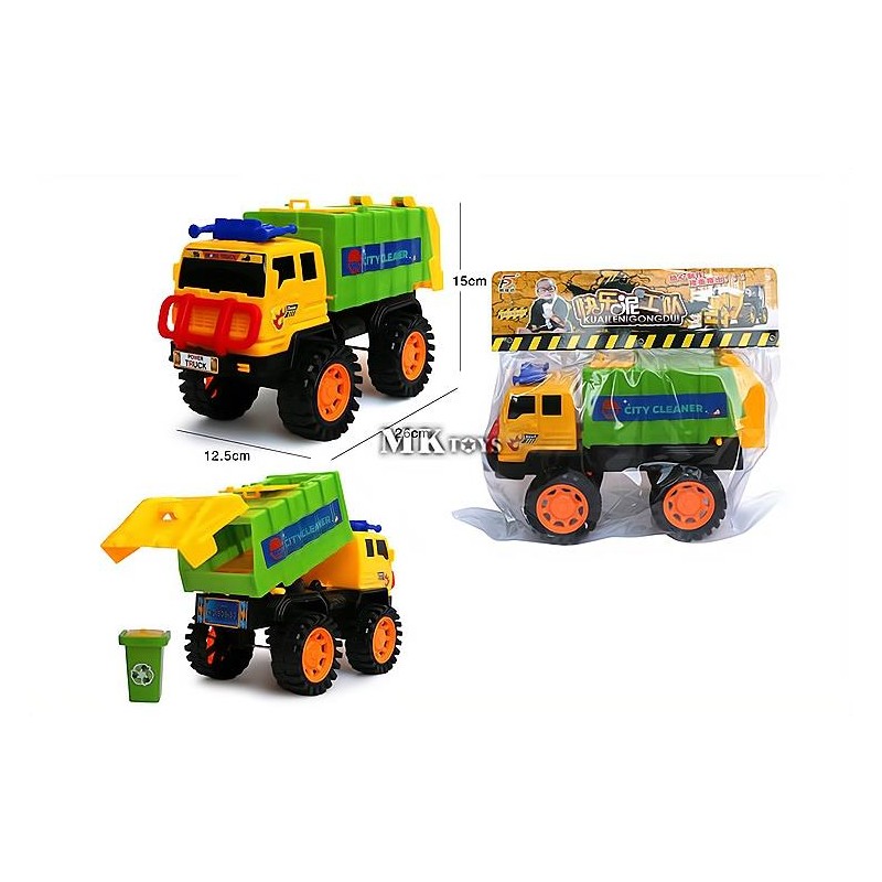 CAMIÓN DE BASURA CON CONTENEDOR