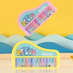 PIANITO ANIMALES CON SONIDO Y LUZ, DOS COLORES