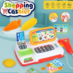 CAJA REGISTRADORA CON LUZ Y SONIDO MÁS ACCESORIOS