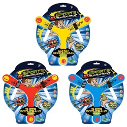 BOOMERANG, FÁCIL DE LANZAR Y ATRAPAR, TRES COLORES